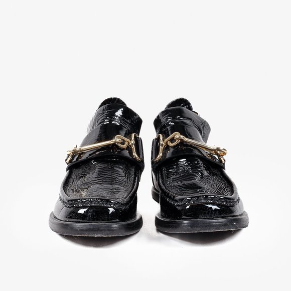 Acne Studios Kerin Patent Leather Loafer Boot - Picture 2 of 8